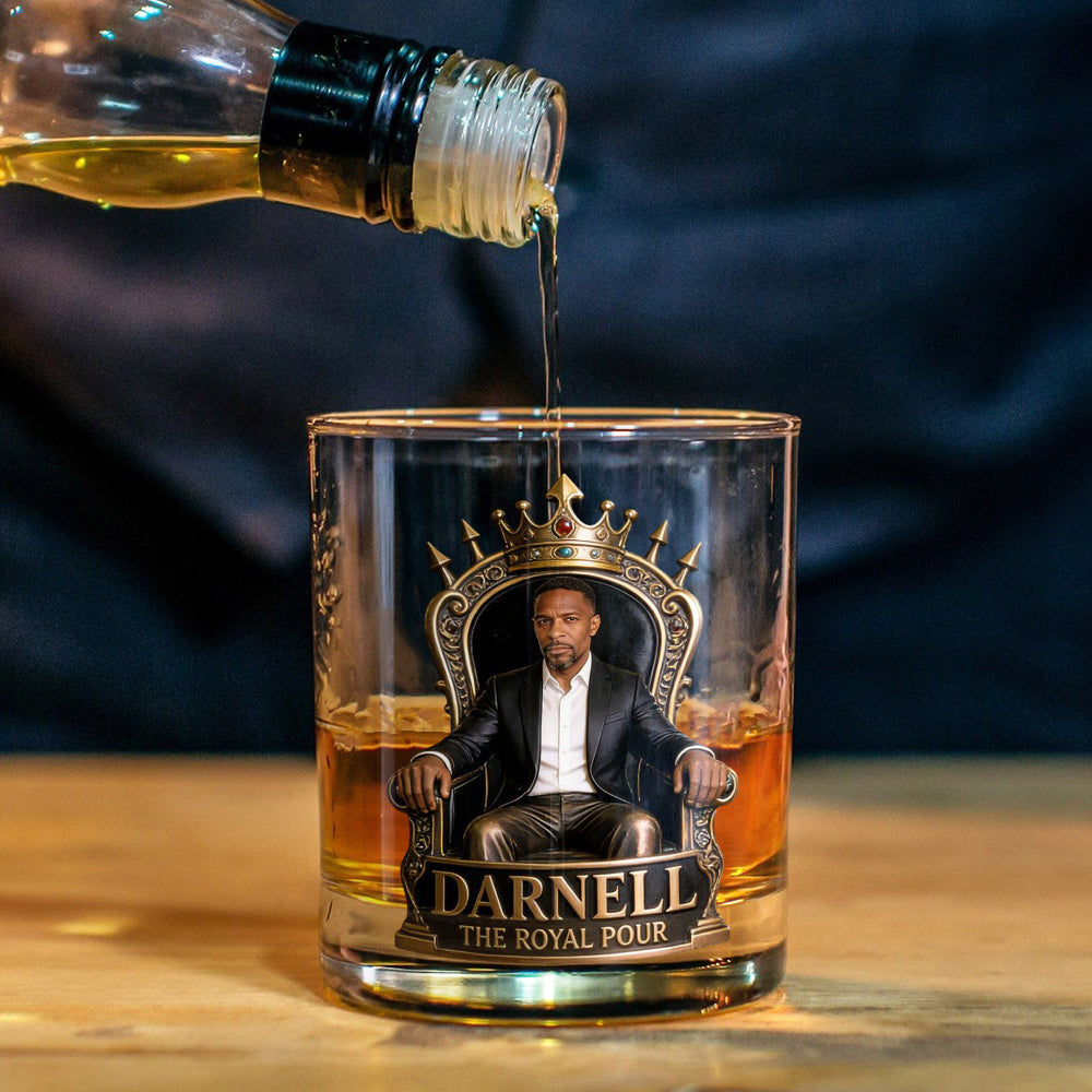 Cadeau Royal pour la Fête des Pères - Verre à Whisky Personnalisé