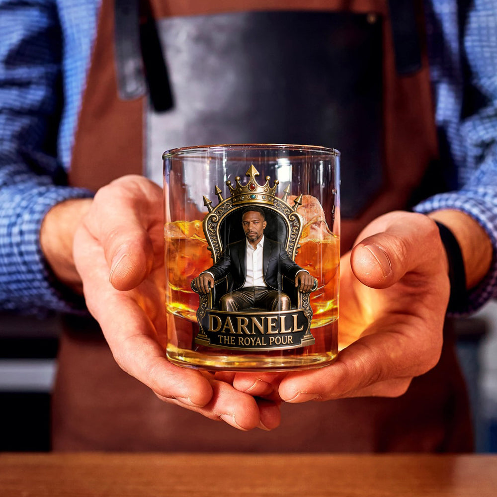 Cadeau Royal pour la Fête des Pères - Verre à Whisky Personnalisé