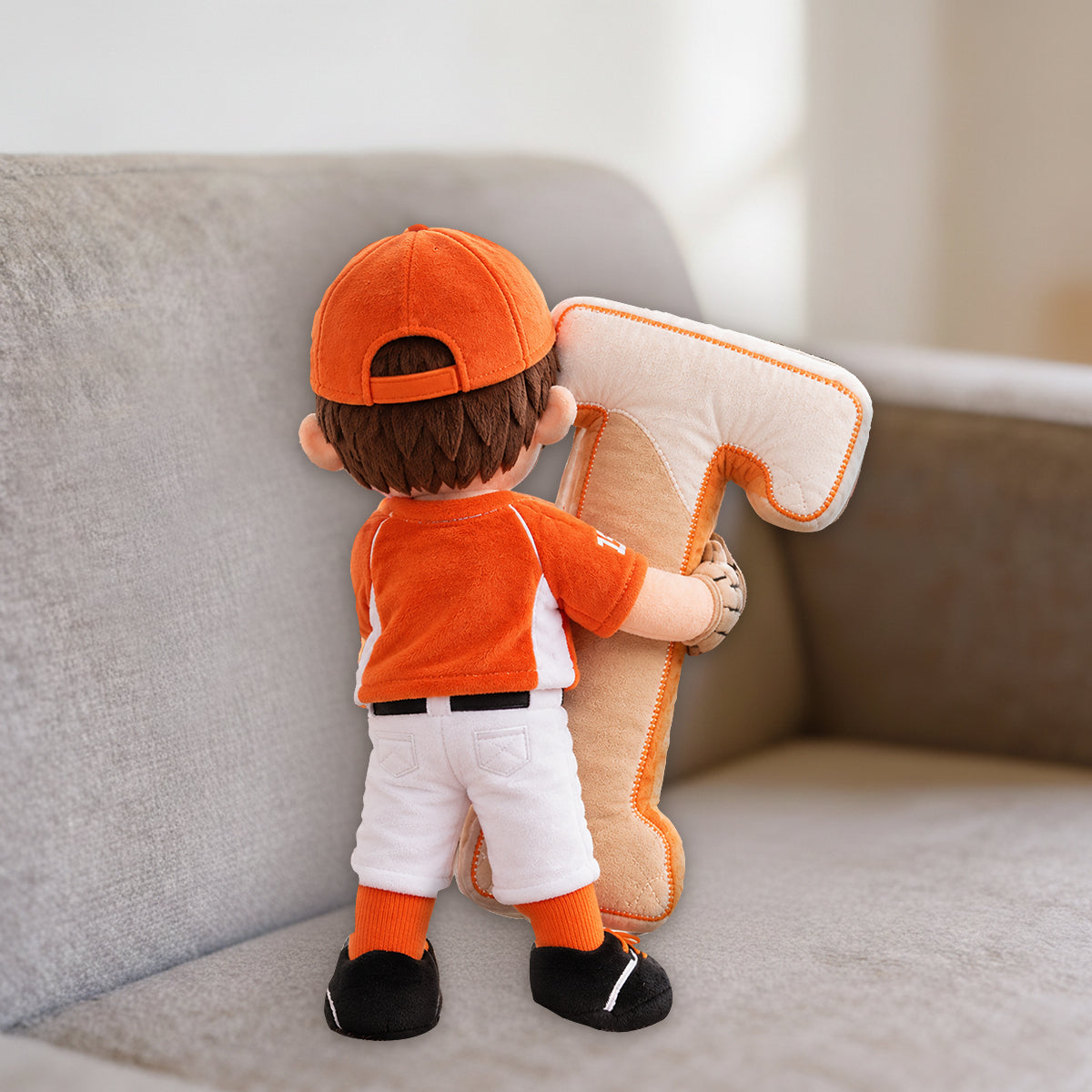 Custom Any Sport, Baseball, Football, Volleyball... - Personalized Baseball Premium Faux Fur Pillow