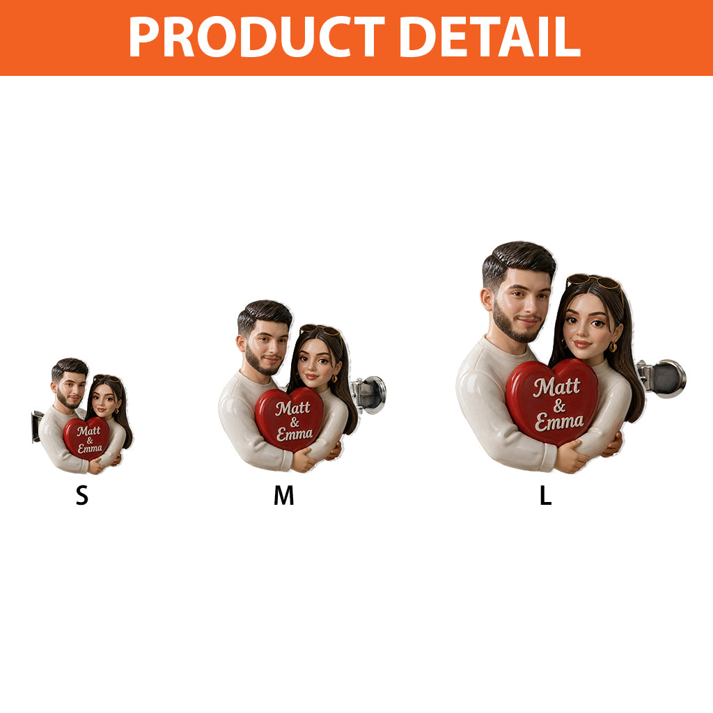 Vous & Moi, Nous y Arrivons - Attache de Rideau Personnalisée pour Couples