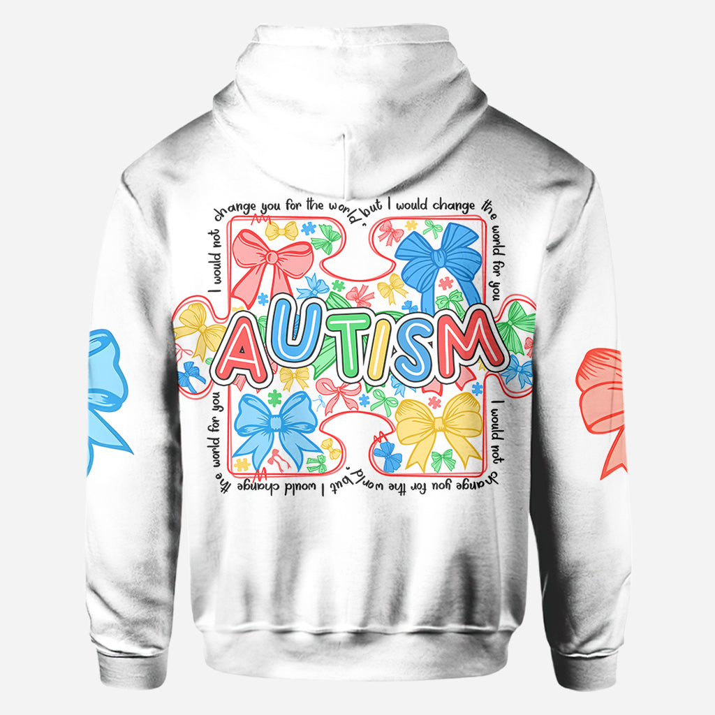 Je changerais le monde pour toi - T-shirt de sensibilisation à l'autisme