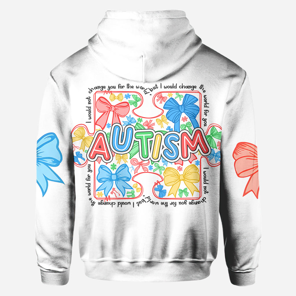 Je changerais le monde pour toi - T-shirt de sensibilisation à l'autisme