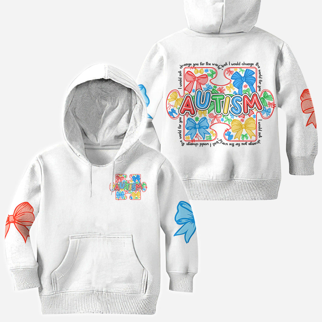 Je changerais le monde pour toi - T-shirt de sensibilisation à l'autisme