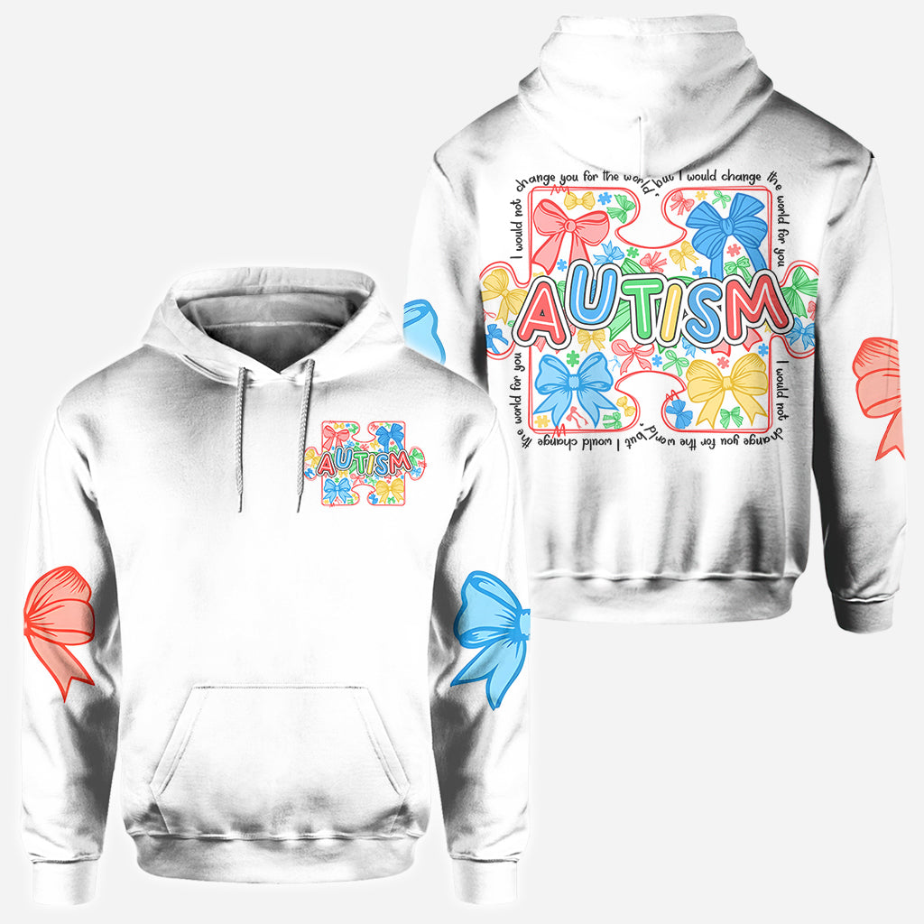 Je changerais le monde pour toi - T-shirt de sensibilisation à l'autisme