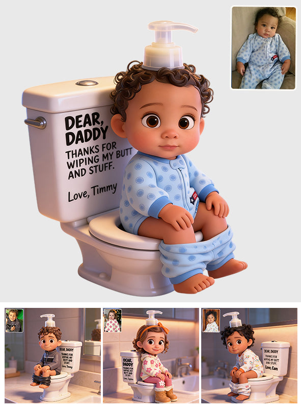 Cadeau Mignon et Amusant pour Parents, Cadeau Humoristique pour la Fête des Pères - Distributeur Personnalisé