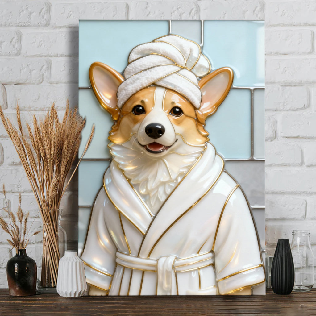 Chien propre - Toile et affiche personnalisées pour chien