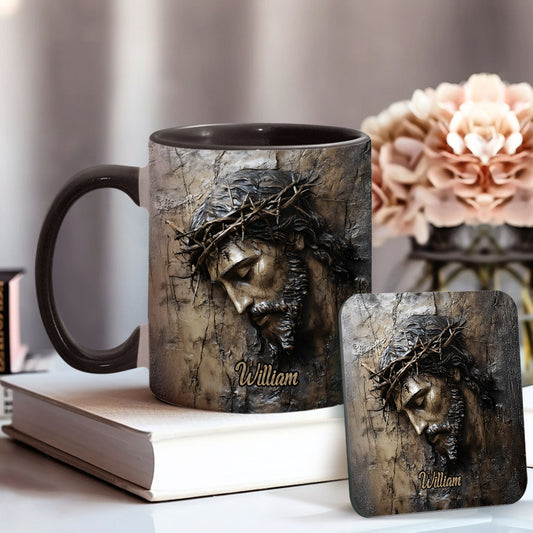 Faith Hope Love - Personalized Christian Accent Mug