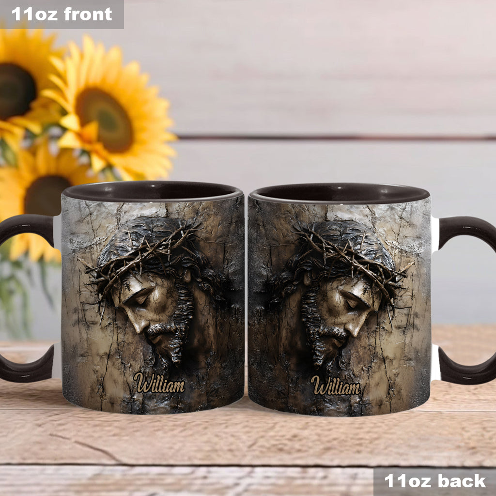 Mug chrétien personnalisé Foi Espérance Amour