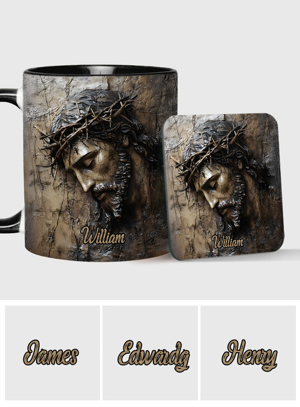 Mug chrétien personnalisé Foi Espérance Amour