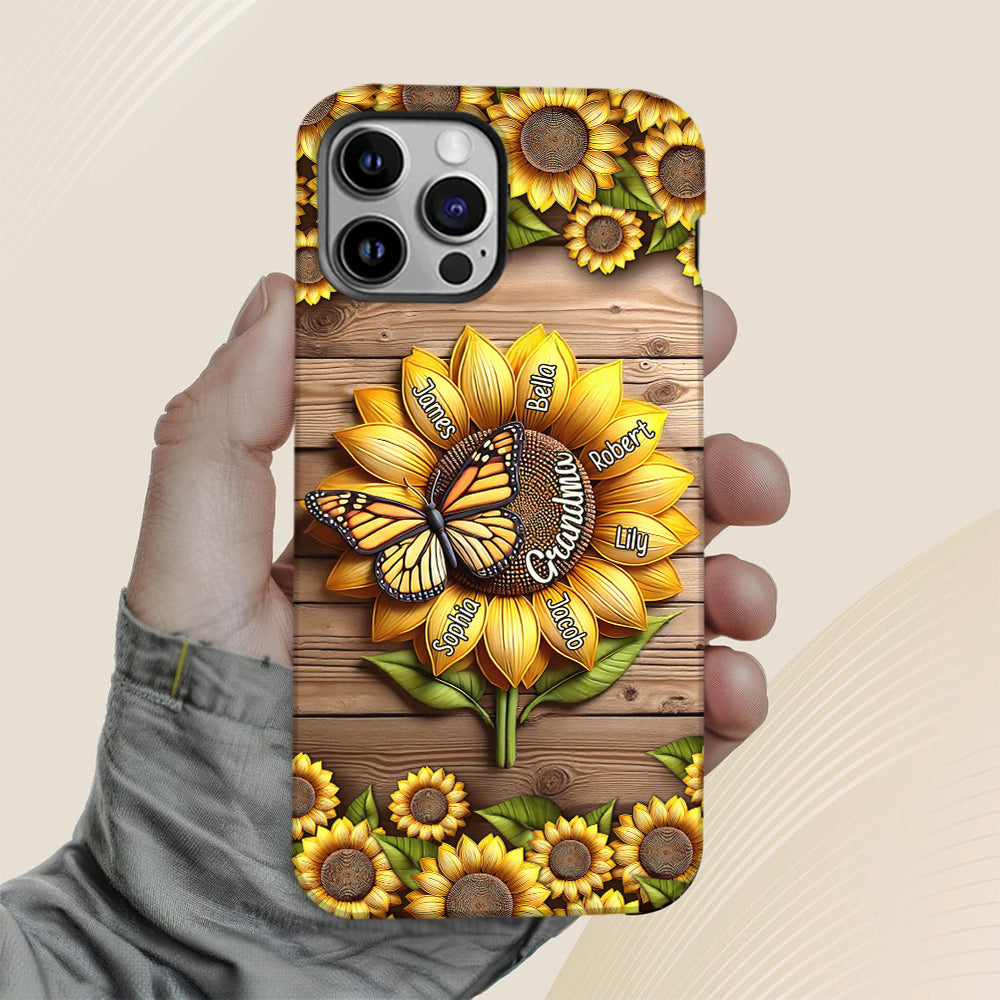 Tu es mon rayon de soleil, mamie maman - Coque de téléphone personnalisée avec impression intégrale « Mamie »