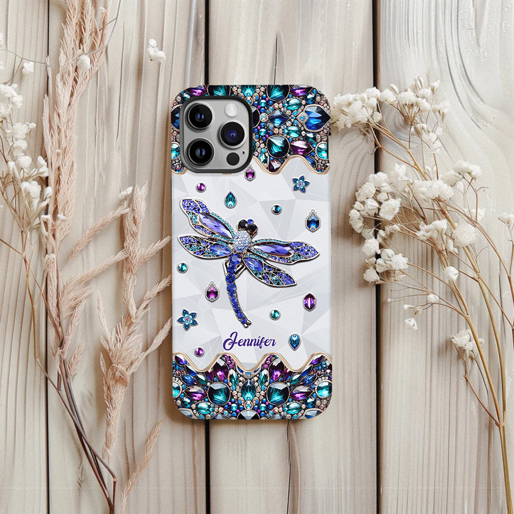Love Dragonfly - Personalized Dragonfly Full Print Phone Case