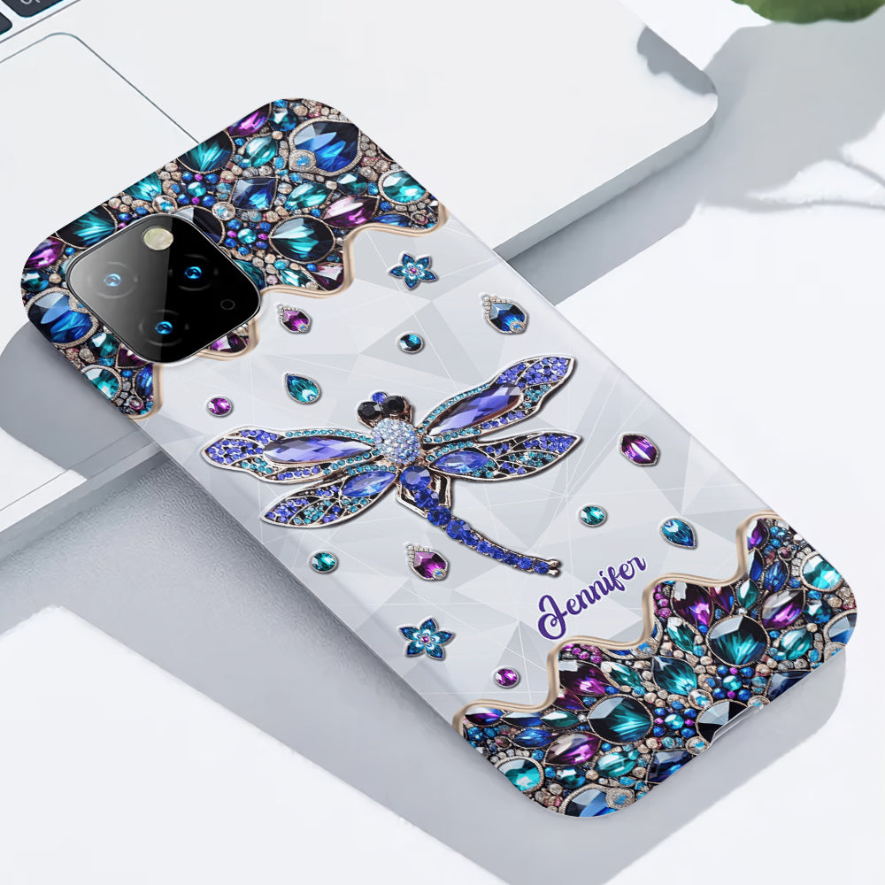 Love Dragonfly - Personalized Dragonfly Full Print Phone Case