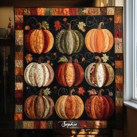 Hello Fall - Personalized Autumn Blanket