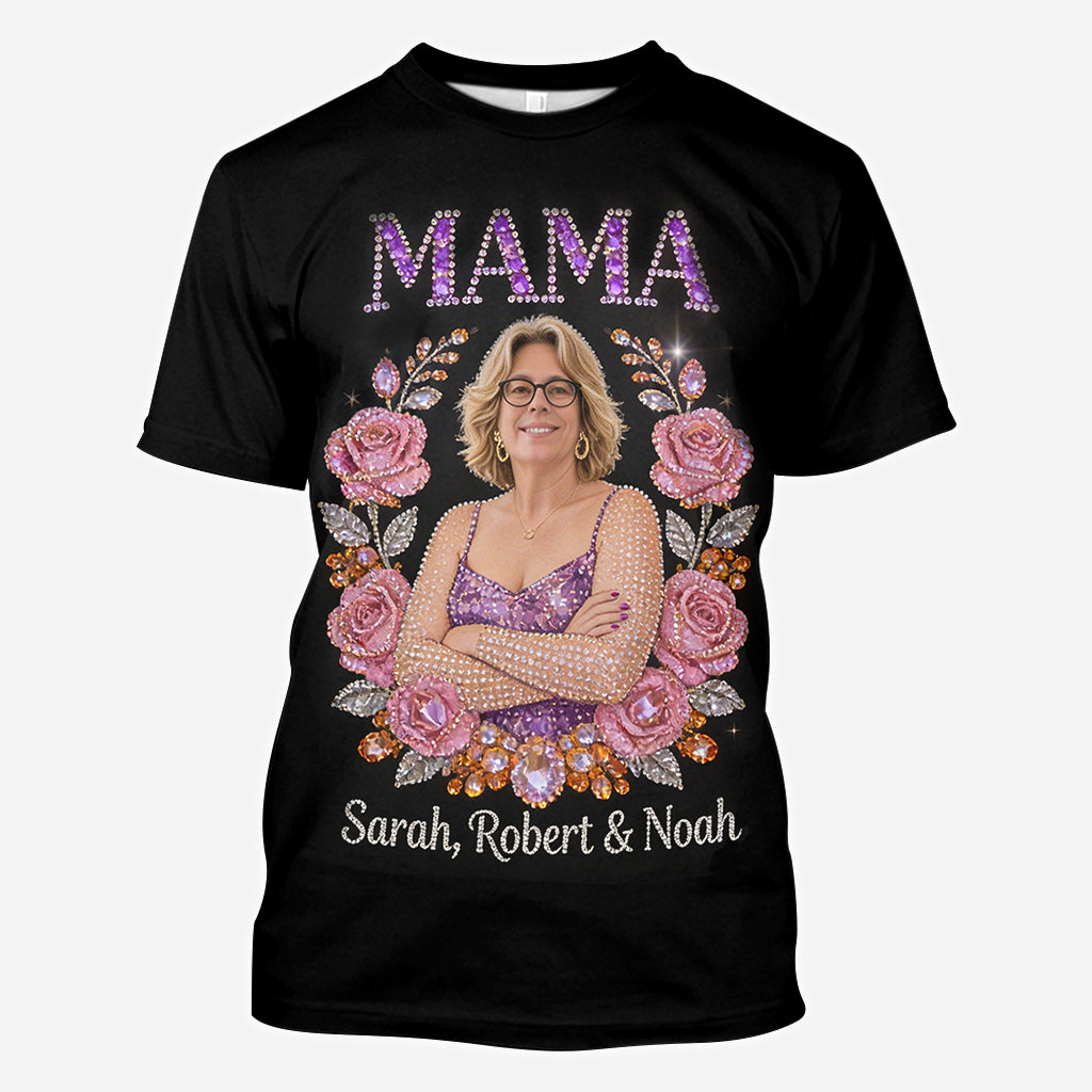 Photo Personnalisée - T-shirt Maman Personnalisé