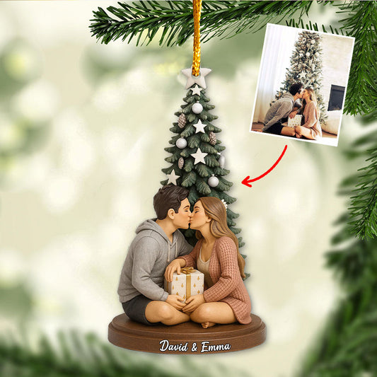 I Love You - Personalized Couple Ornament