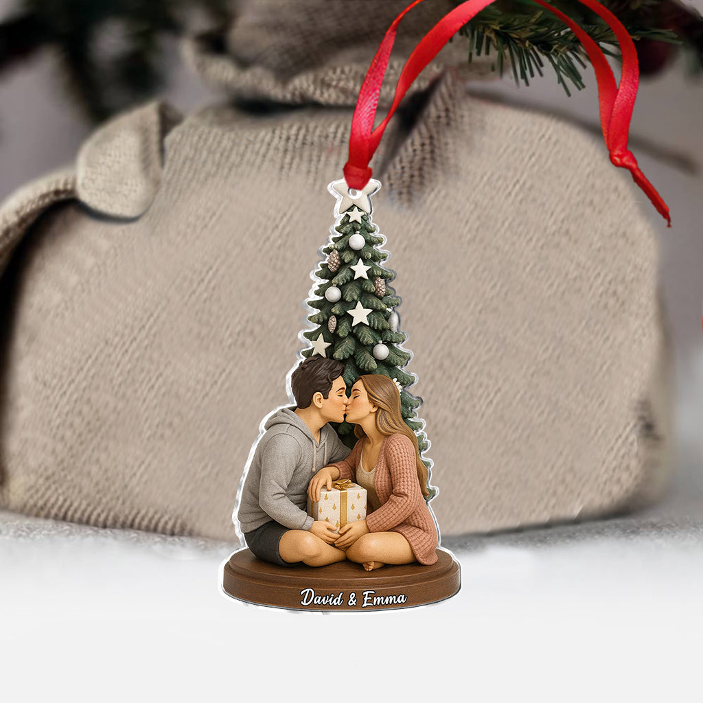 I Love You - Personalized Couple Ornament