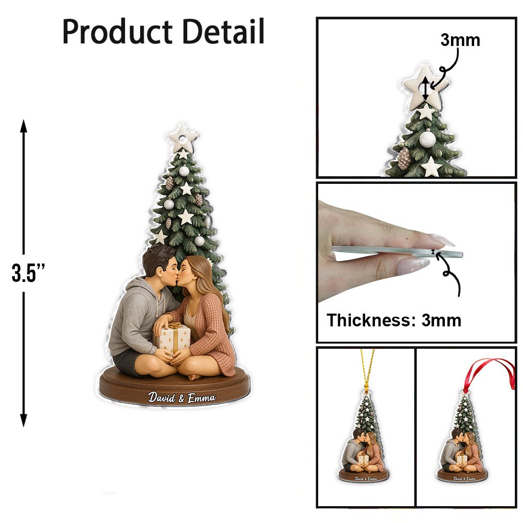 I Love You - Personalized Couple Ornament