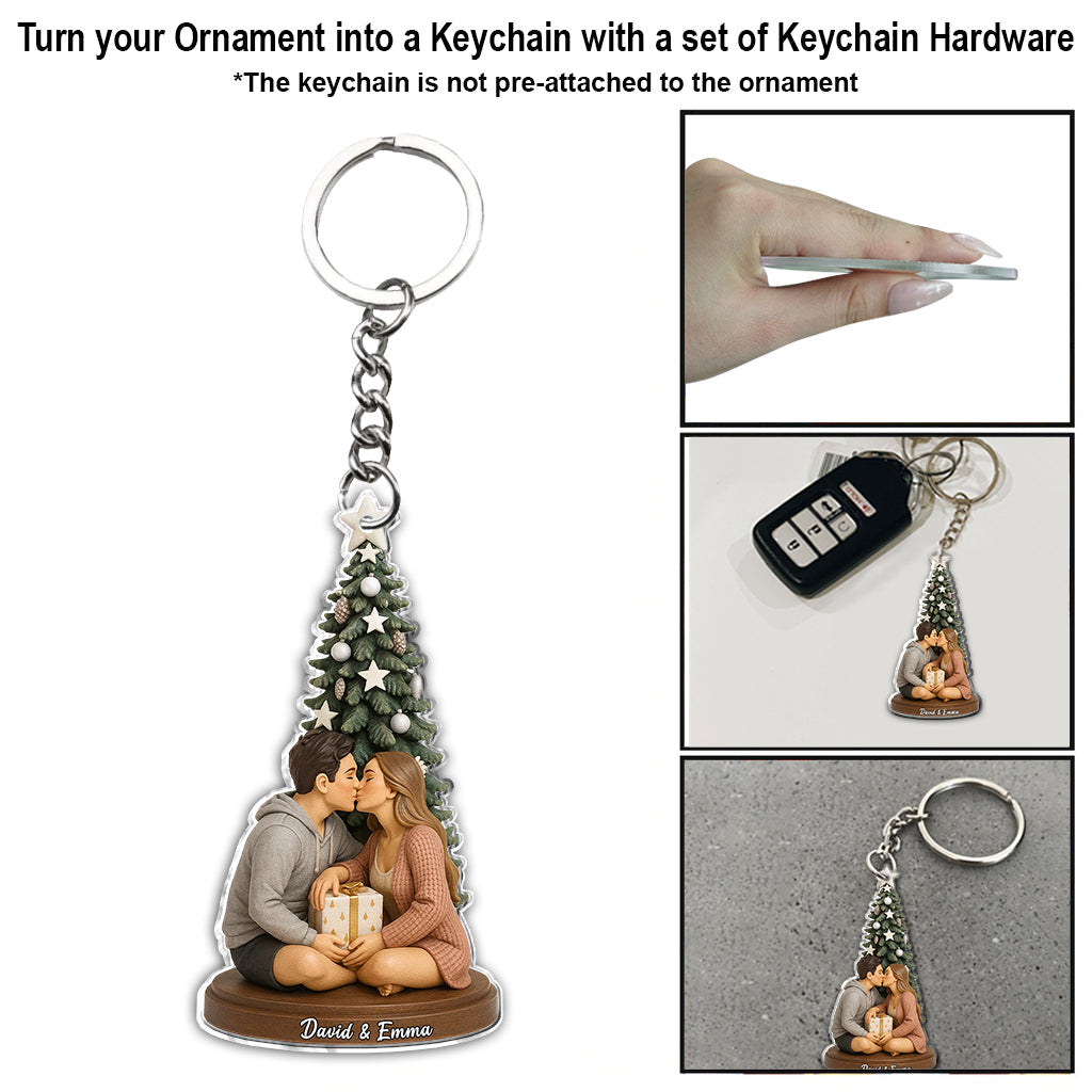 I Love You - Personalized Couple Ornament