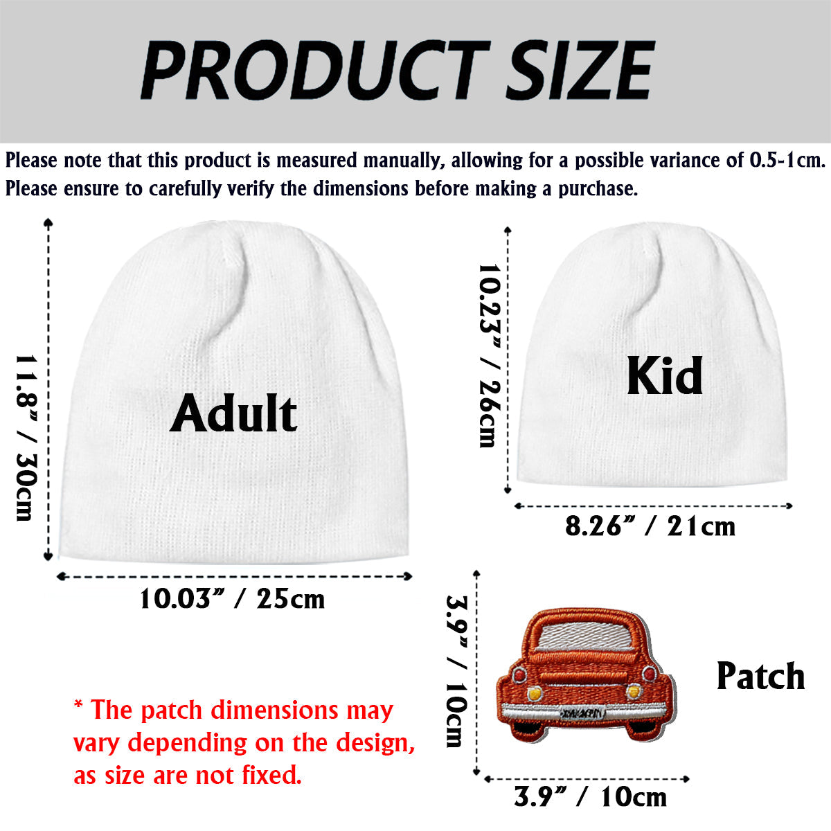 Love Cars - Bonnet enfant personnalisé avec écussons