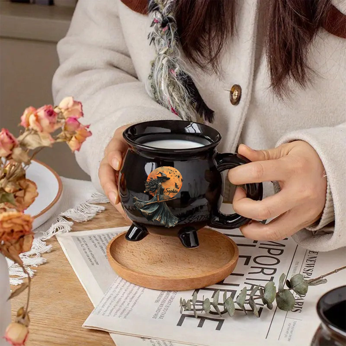 Mystic Witch - Personalized Witch Cauldron Mug