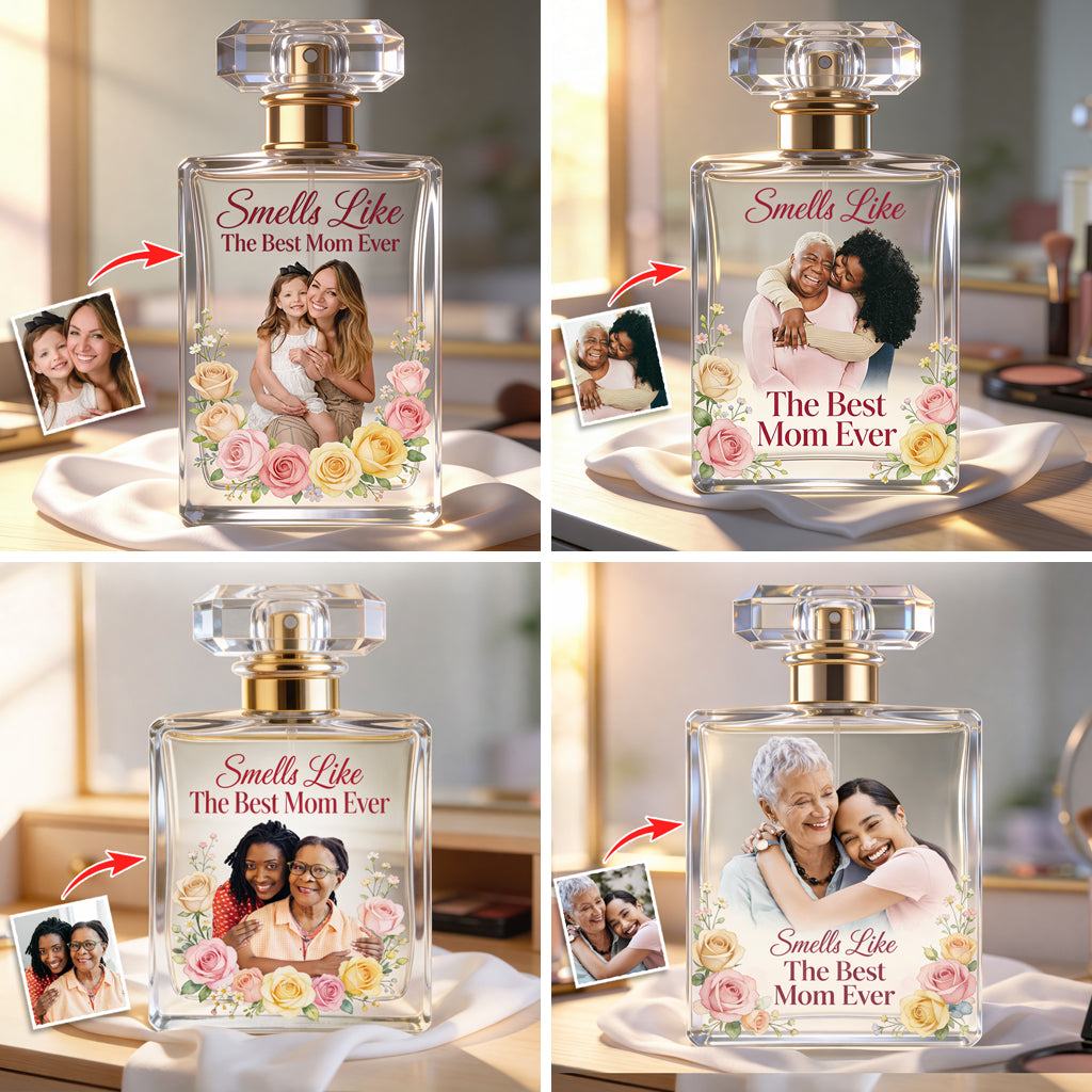 Best Mom Ever - Personalized Mother Refillable Perfume Bottle