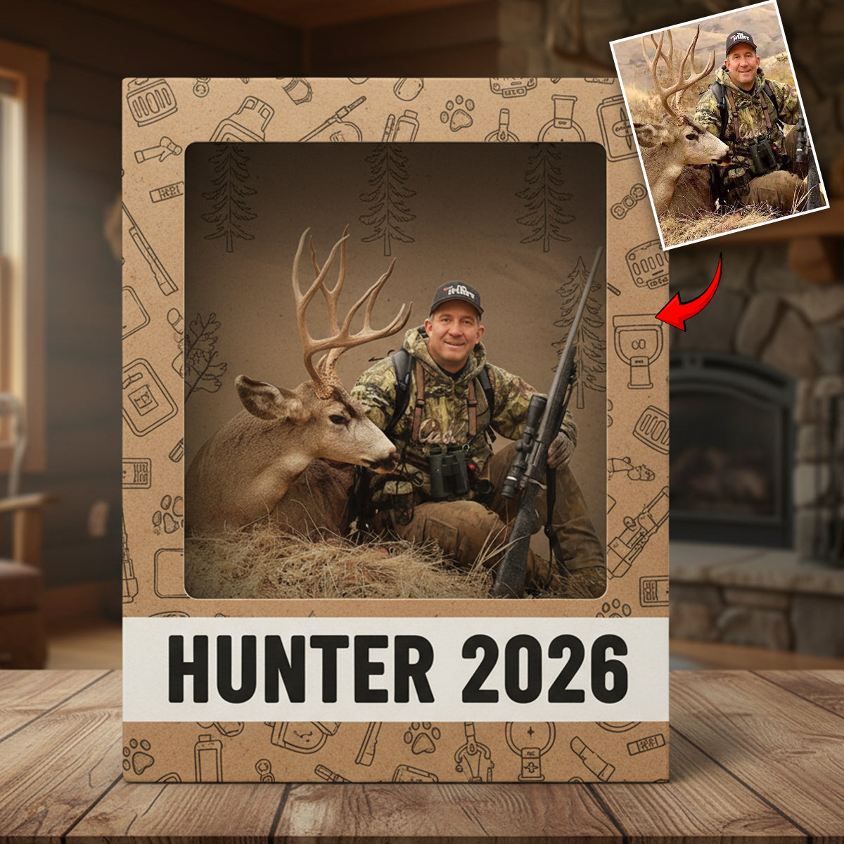 Custom Any Photo - Personalized Hunting Custom Shaped Acrylic Plaque