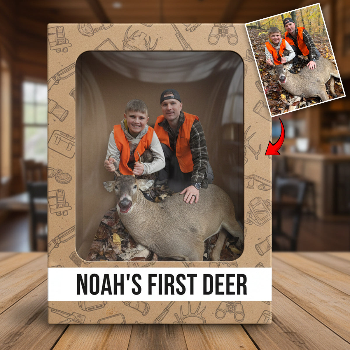 Custom Any Photo - Personalized Hunting Custom Shaped Acrylic Plaque