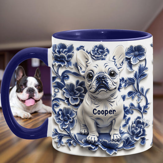 Mug personnalisé avec un adorable bouledogue français - Frenchie