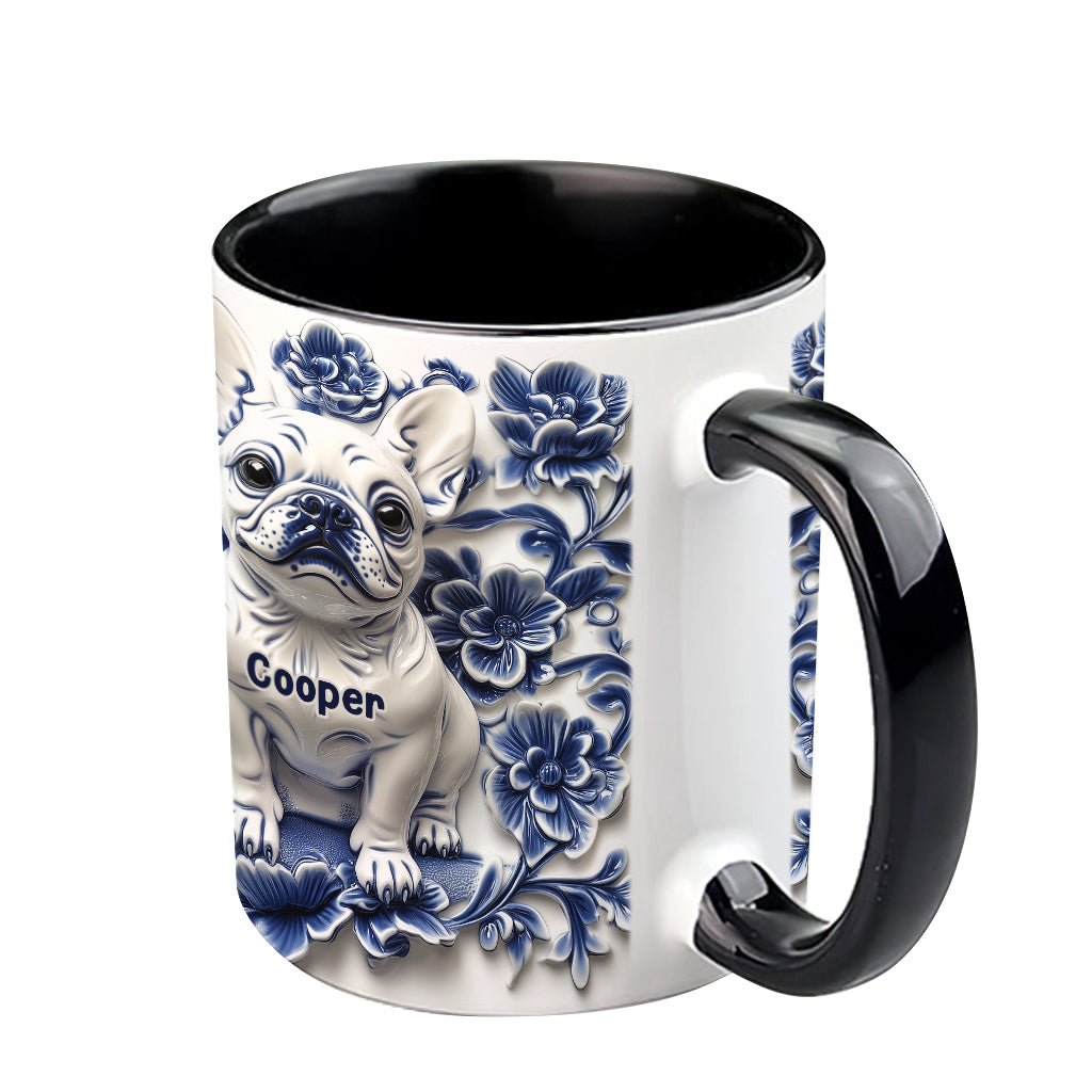 Mug personnalisé avec un adorable bouledogue français - Frenchie
