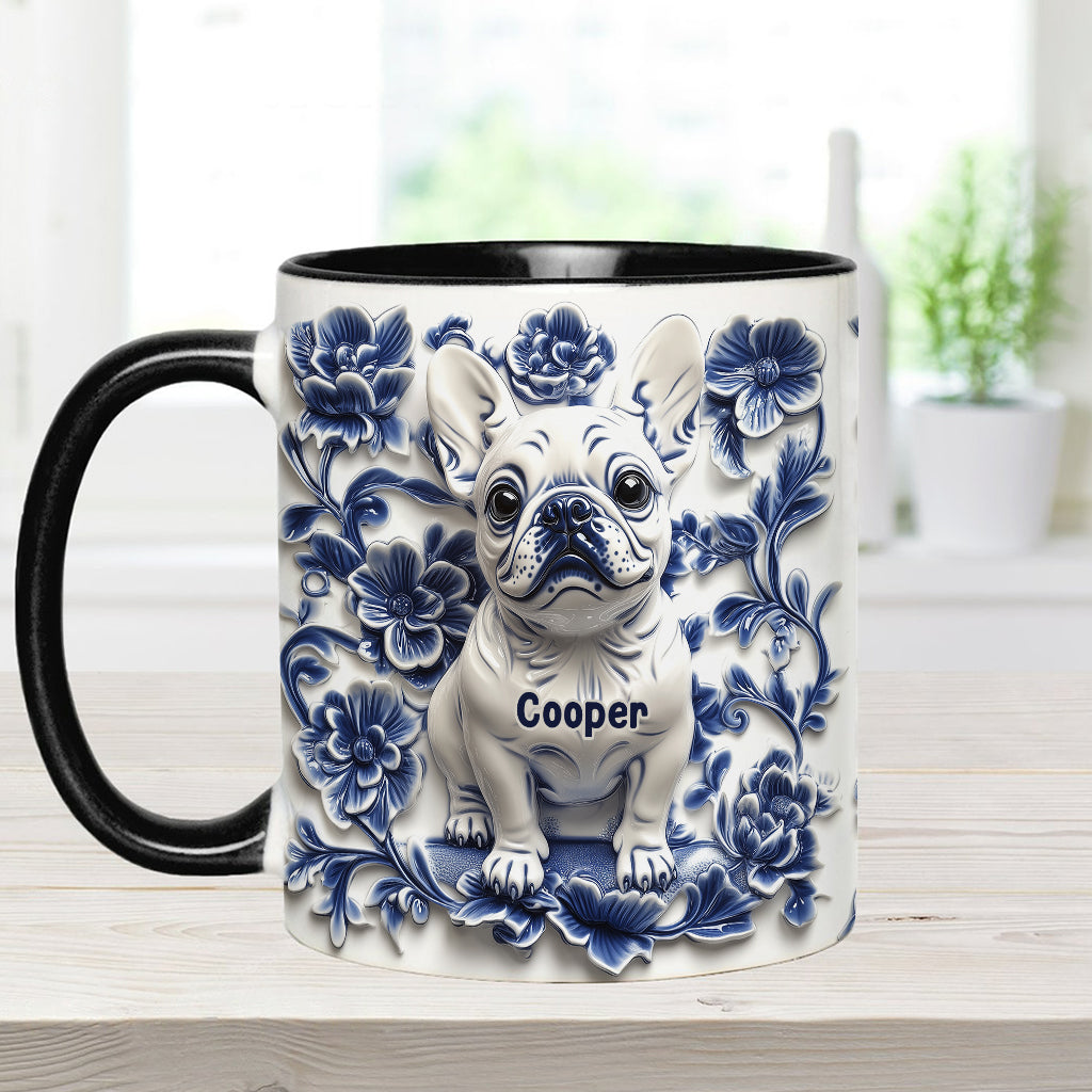 Mug personnalisé avec un adorable bouledogue français - Frenchie