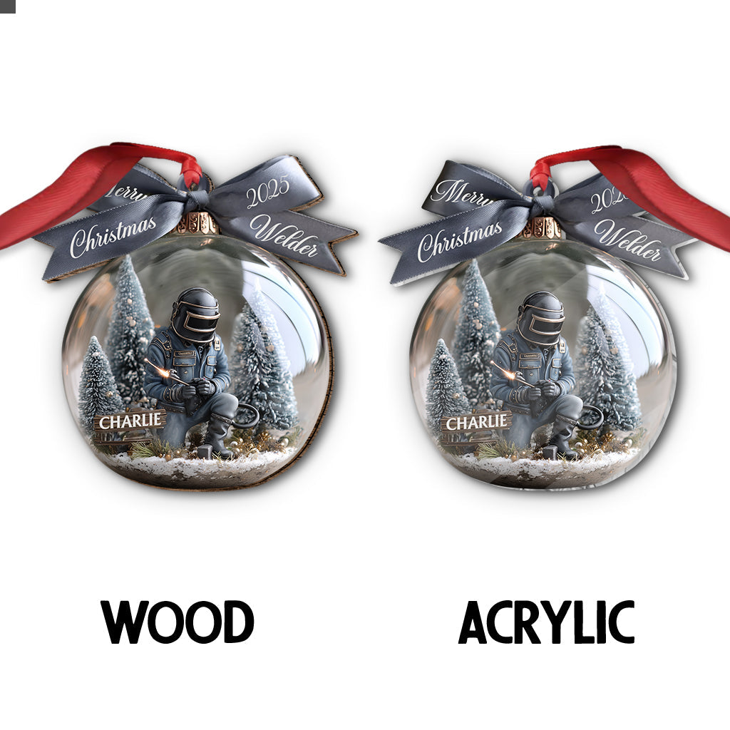 Soudeur robuste - Ornement de soudeur personnalisé