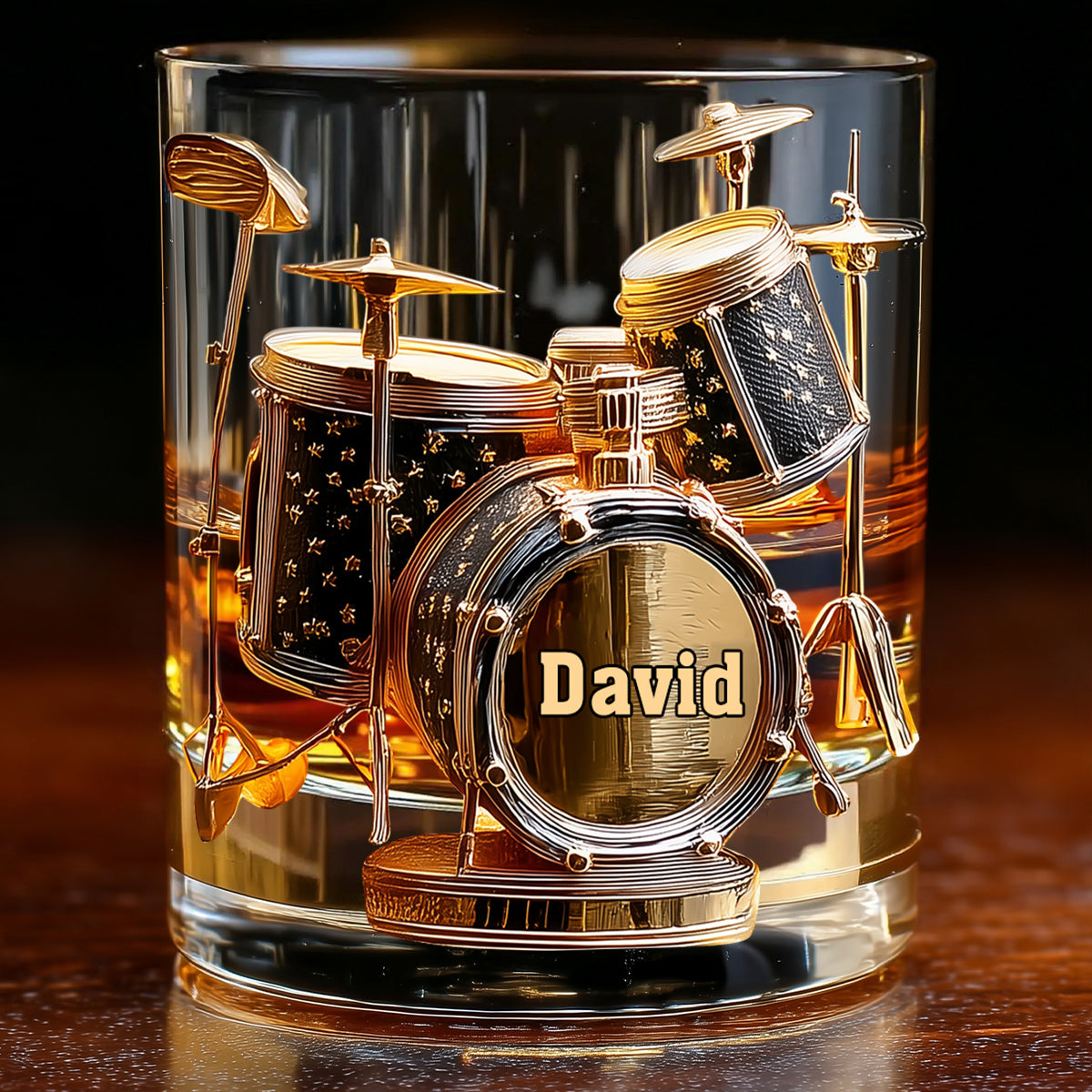 Verre à whisky personnalisé « Batteur génial »
