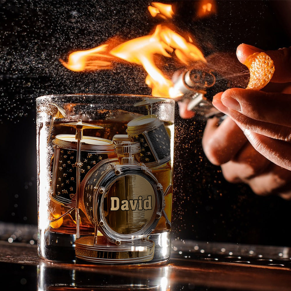Verre à whisky personnalisé « Batteur génial »