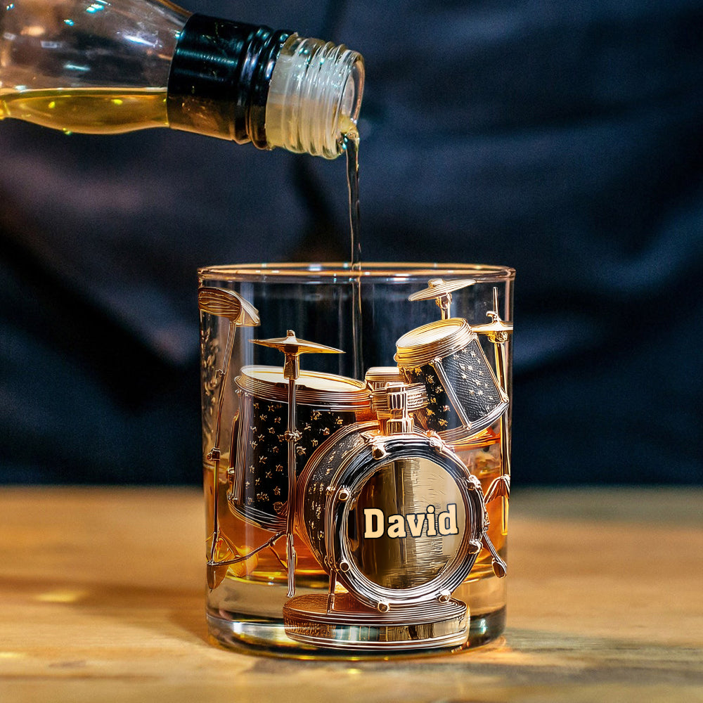 Verre à whisky personnalisé « Batteur génial »