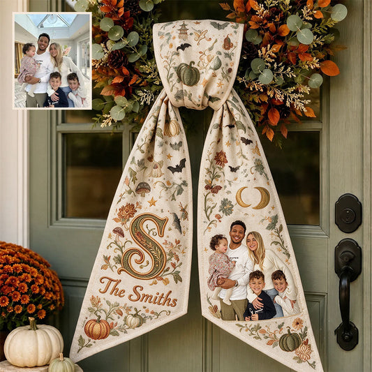 Décor de Saison Automnale - Sash/ Ruban Décoratif Personnalisé