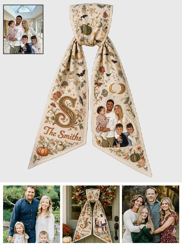 Décor de Saison Automnale - Sash/ Ruban Décoratif Personnalisé