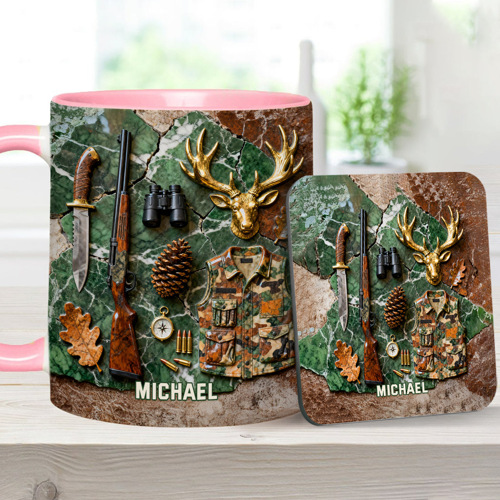 Mug personnalisé « J’adore la chasse »