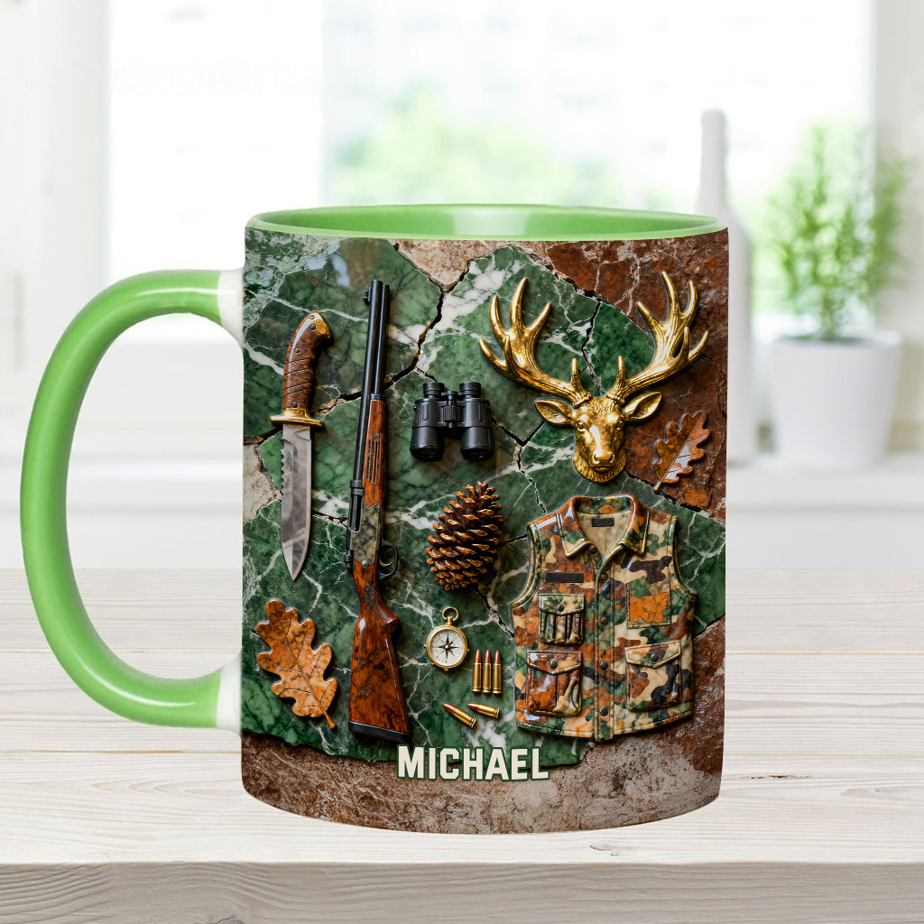Mug personnalisé « J’adore la chasse »
