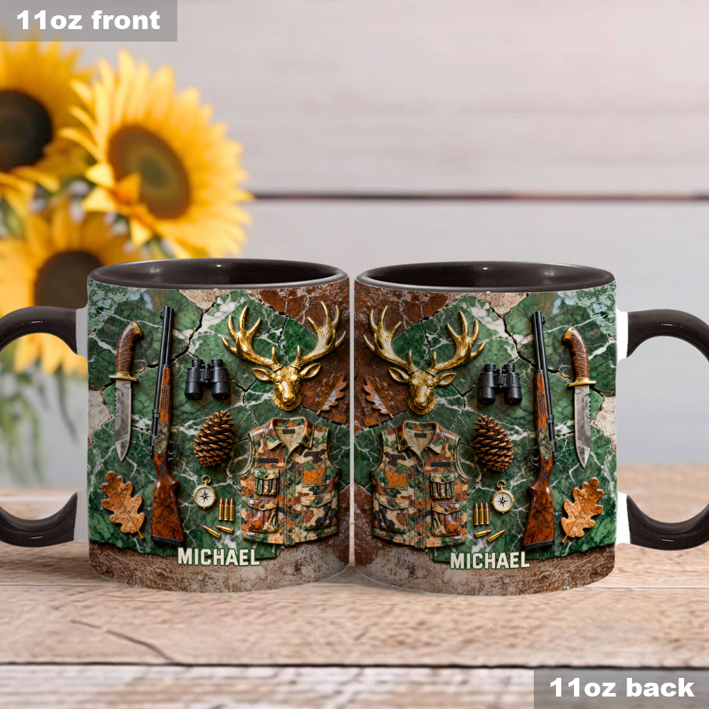 Mug personnalisé « J’adore la chasse »