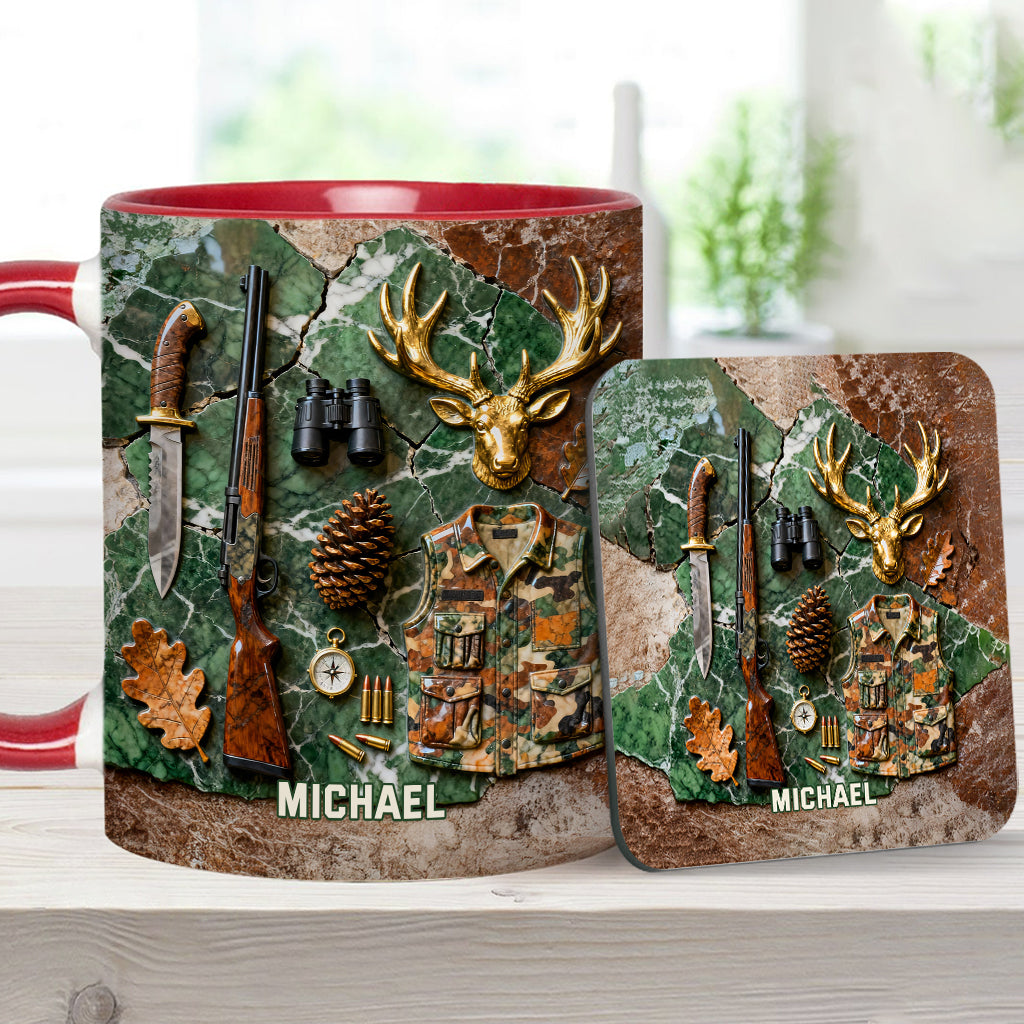 Mug personnalisé « J’adore la chasse »