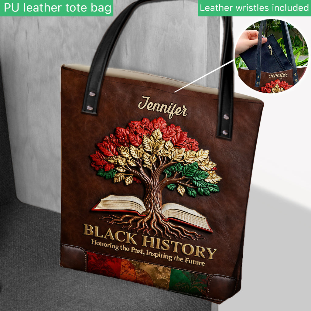 Black History - Personalized African American Tote Bag