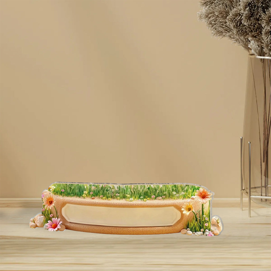 Cadeau pour grand-mère, maman - Petites pestes - Plaque acrylique personnalisée en forme de grand-mère