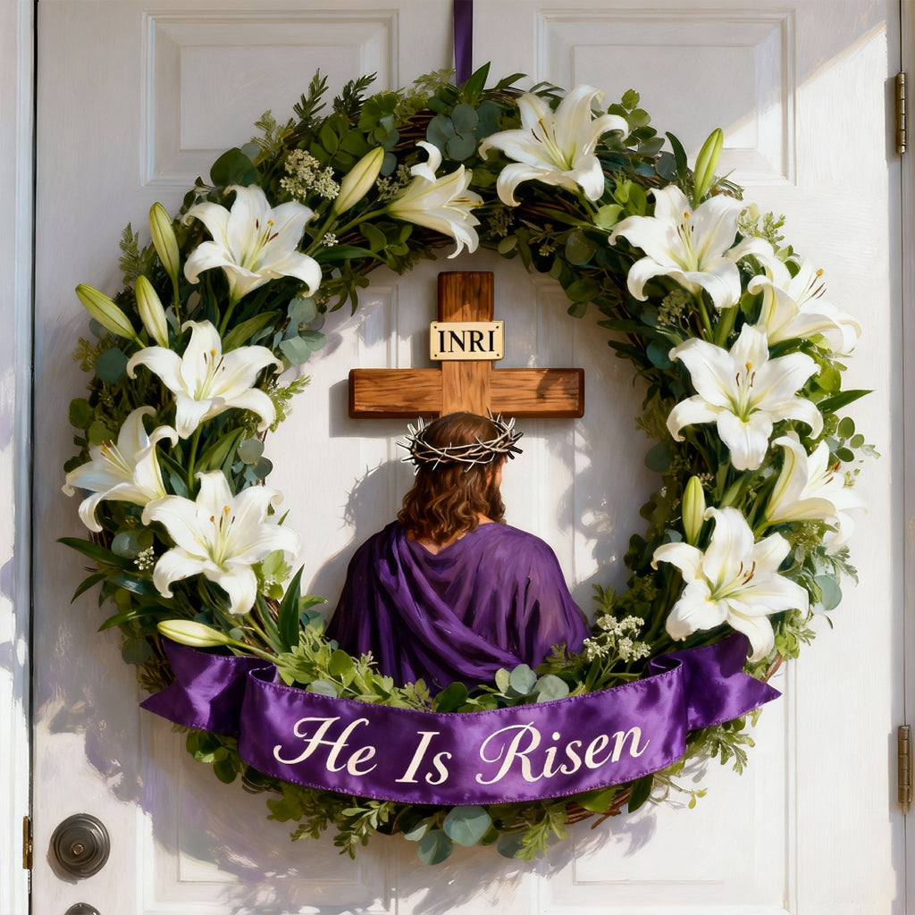 Réfléchissez au chemin du sacrifice, décoration de Pâques - Panneau en bois chrétien personnalisé.