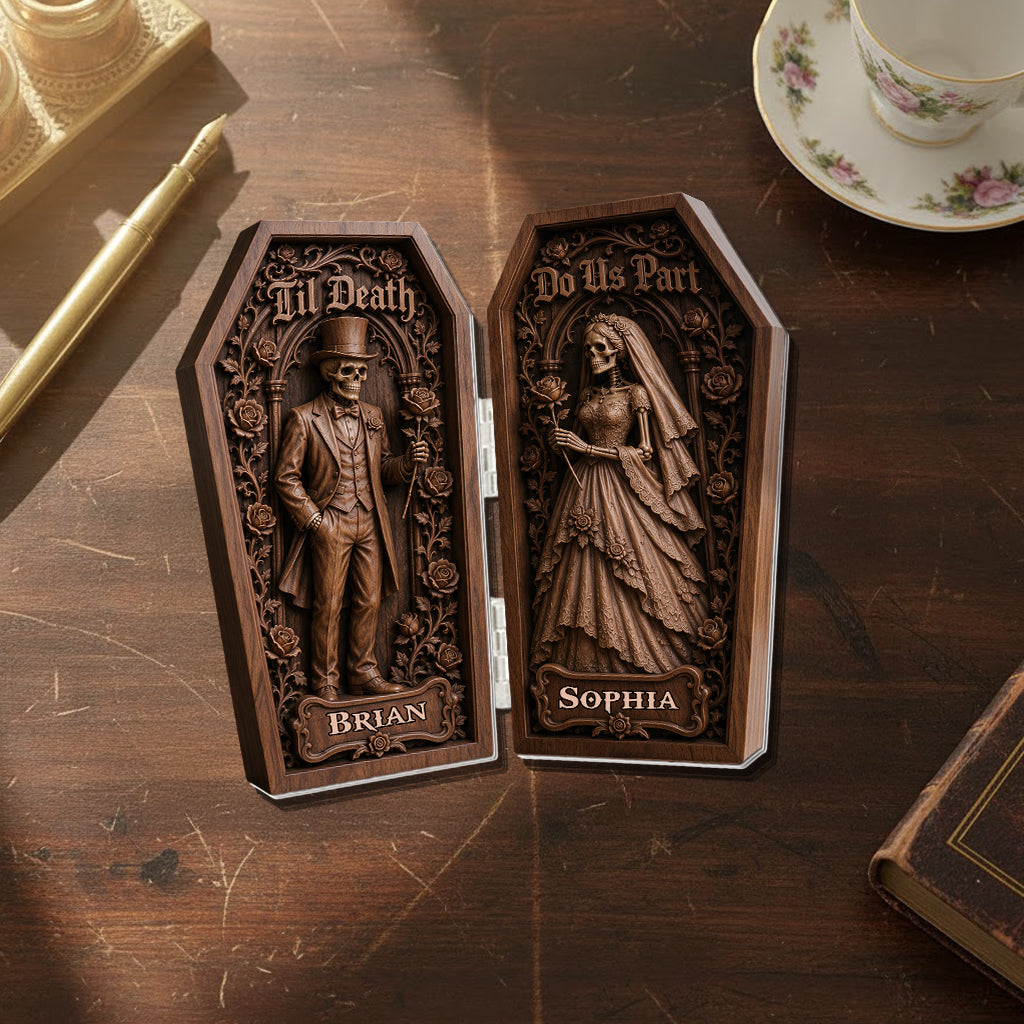 Til Death Do Us Part - Personalized Couple Acrylic Diptych
