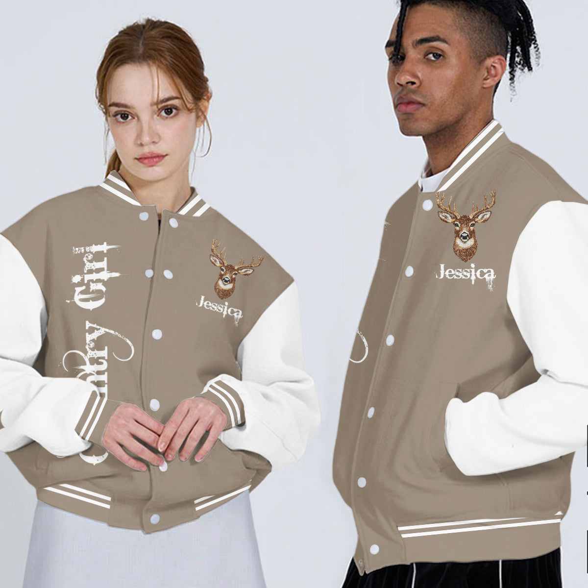 Veste universitaire de chasse personnalisée Country Girl