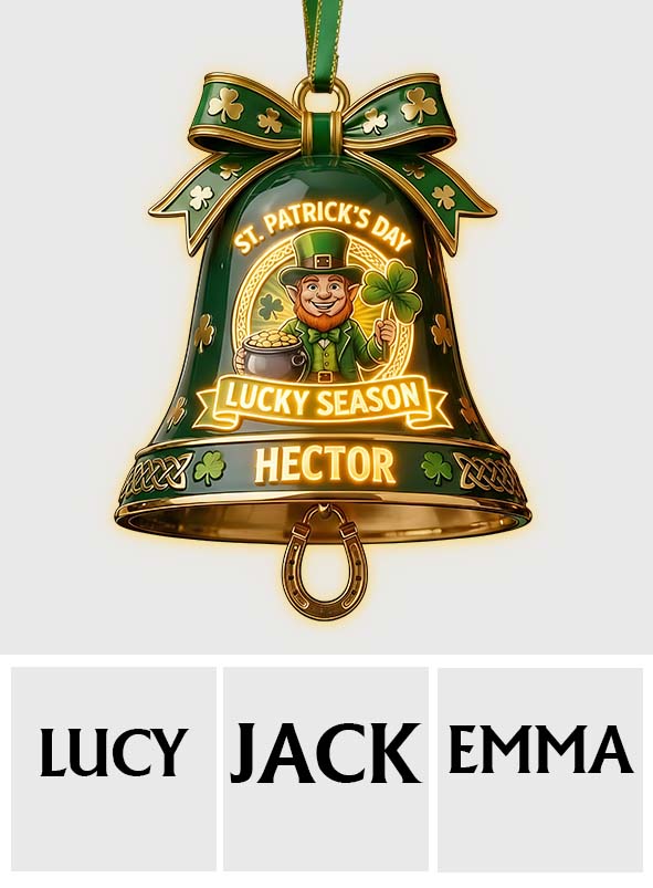 Saison de chance - Panneau lumineux LED irlandais personnalisé en acrylique