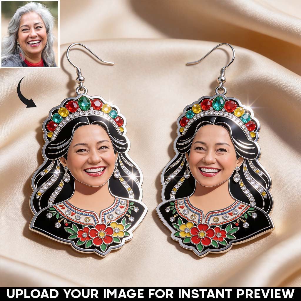 Cinco De Mayo, Mexican Vibes - Personalized Cinco de Mayo Earrings