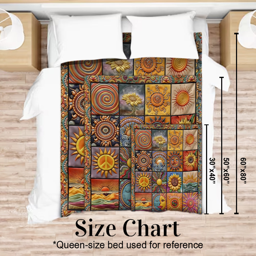 Hippie Souls - Personalized Hippie Blanket