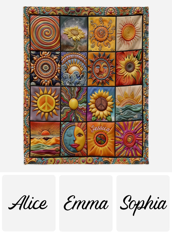 Hippie Souls - Personalized Hippie Blanket