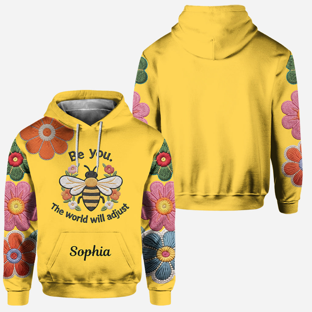 Sois toi-même - Sweat à capuche et legging hippie personnalisés